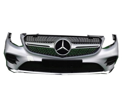 Бампер перед передний mercedes glc w253 amg решётка радиатора фото №1