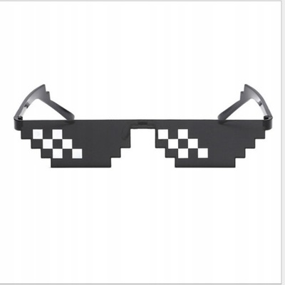 okulary 8 Bit MLG Pikselowane okulary