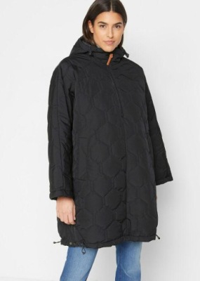 1K0G2 BONPRIX KURTKA CZARNA PIKOWANA 52