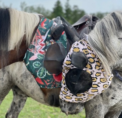 HorseMania- Maska dla konia przeciw owadom