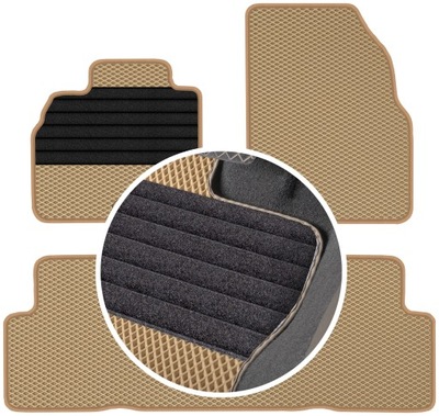 RENAULT SCENIC II 2003-2009 ALFOMBRILLAS GOMA PARA COCHE EVA  