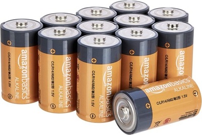 B1538 Baterie alkaliczne Amazon Basics C R14 12szt