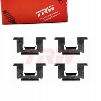 Набор монтажный тормозных колодок тормозных nissan maxima ii 3.0 gl фото №1