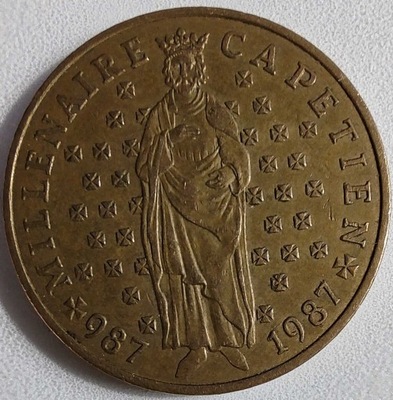 0669c - Francja 10 franków, 1987