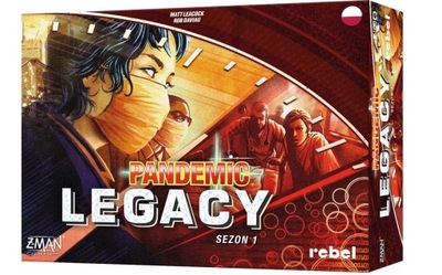 Gra planszowa Rebel Pandemic Legacy: Sezon 1 (edycja czerwona)