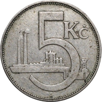 Czechosłowacja 5 koron 1925