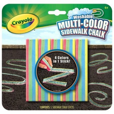 MULTIKOLOROWA KREDA CHODNIKOWA 5 SZT. CRAYOLA