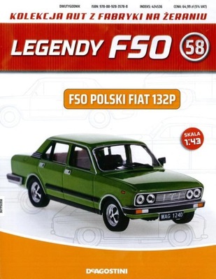 LEGENDY FSO nr 58 - FSO POLSKI FIAT 132P