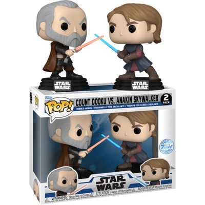 Figurka Funko POP set Star Wars 2pack Anakin Skywalker & Count Dooku EXCL