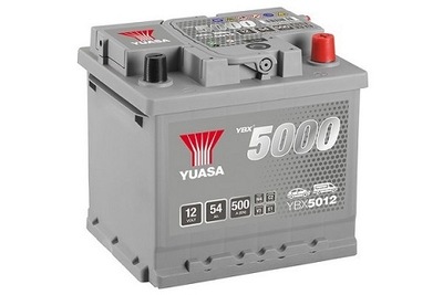 Akumulator YUASA 54AH 500A YBX5012