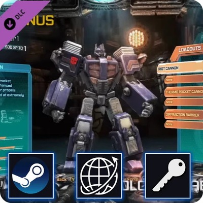 Transformers Fall of Cybertron Multiplayer Havoc Pack DLC Steam Klucz Globa