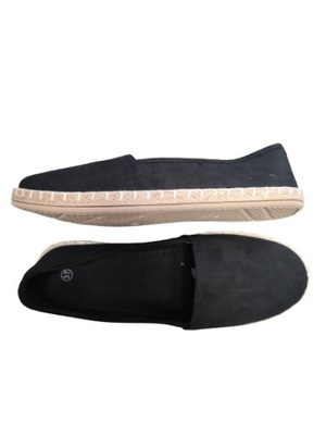 ESPADRYLE DAMSKIE CZARNE NEW TLCK R.36