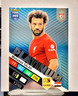 FIFA 365 KARTA PLATINUM 12/99 MOHAMED SALAH FIFA ADRENALYN XL 2023 PANINI