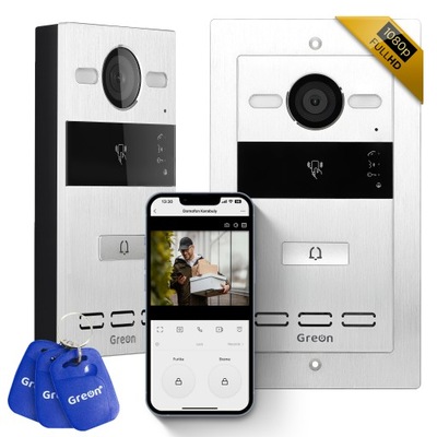 WIDEODOMOFON IP/SIP GREON GR-OS10-1B TUYA HTTP brama