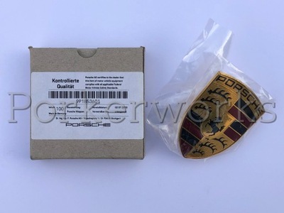 PORSCHE 911 718 958 970 95B MACAN CAYENNE EMBLEMA DE CAPO NUEVO ORIGINAL  