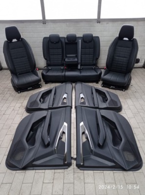 Сидіння заднє сидіння обшивки комплект renault austral шкіра стан b.dobry jak нове фото №1