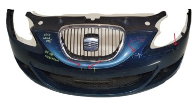 Бампер передній перед решітка радіатора seat leon ii 04-08 l5sy фото №1