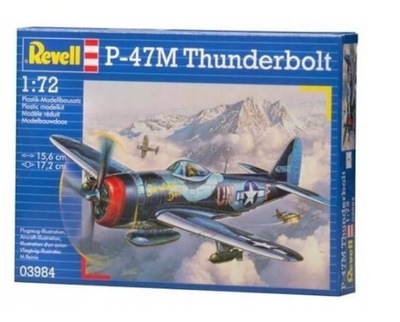 03984 REVELL P-47 M THUNDERBOLT F2 SAMOLOT MODEL