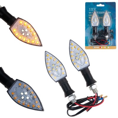 LUCES DIRECCIONALES LUCES DIRECCIONALES DIODO LUMINOSO LED SCOOTER MOTOR QUAD ROWER 