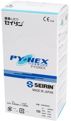 SEIRIN - PYONEX - 0.20 x 1.2mm 100 szt. Blue