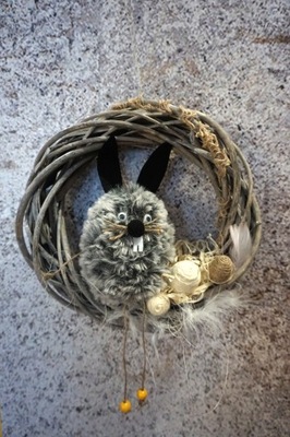 WIANEK/ DEKORACJA WIELKANOCNA STROIK 20 cm