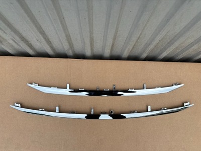 Peugeot 2008 i 2013 - накладки хром na решётка радиатора фото №1