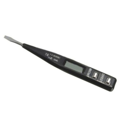 Próbnik cyfrowy tester napięcia prądu 12-230V LCD