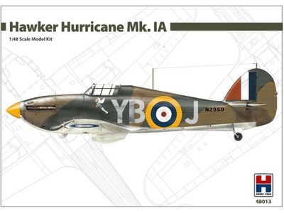 Samolot Hawker Hurricane Mk.Ia 48013 Hobby 2000