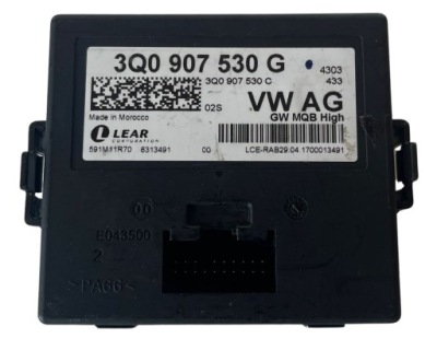 Блок керування модуль шлюз vw 3q0907530g фото №1