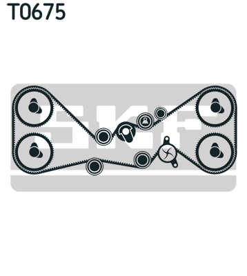 ГРМ Z ПОМПОЮ SKF VKMC 98115-3 VKMC981153