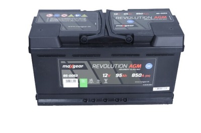 BATTERY 12V 95AH/850A L- 353X175X190 AGM  