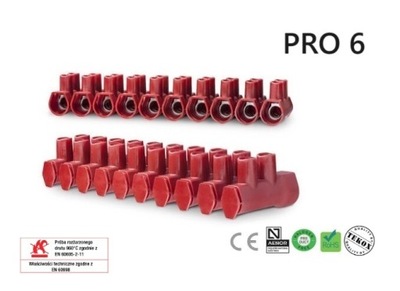 Listwa zaciskowa śrubowa MT PRO 6 – 6 mm² – 10-torowa