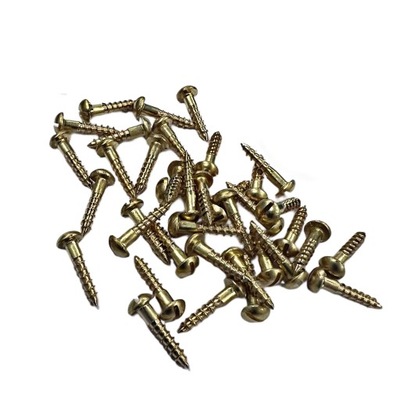 Wkręt Mosiężny 2,5 mm x 12 mm 20 szt stare