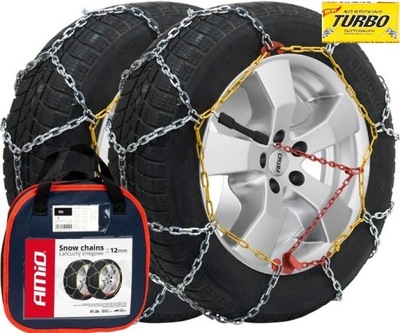 ŁAŃCUCHY ŚNIEGOWE NA KOŁA OPONY 12mm O-NORM R14 R15 R16 R17 R18 R19 KN100