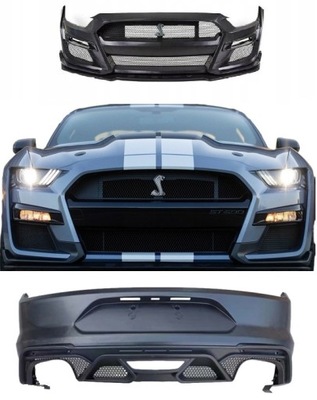 PARAGOLPES FORD MUSTANG GT500 SHELBY PRZOD+TYL 15-17  
