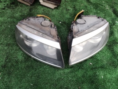 Лампа ліва перед vw touareg 7l bi ксенон фото №1