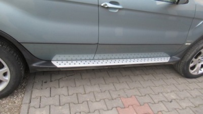 Bmw x5 e53 підніжка накладка захист aluminiowe права фото №1