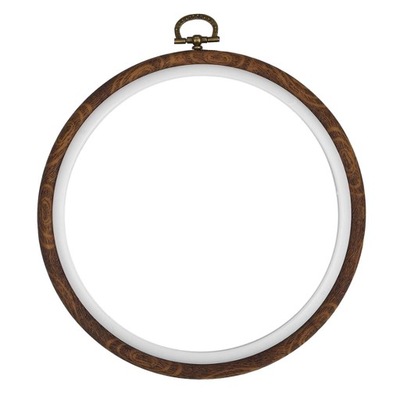 Drewniany tamborek regulowana ramka do haftu krzyżykowego okrągłe DIY