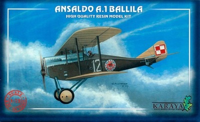 ANSALDO A.1 BALLILA myśliwski - 1/72