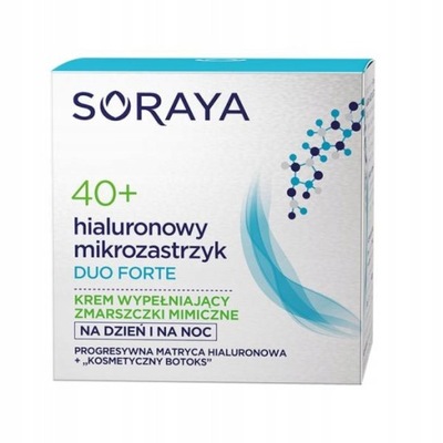 Soraya Hialuronowy Mikrozastrzyk Duo Forte 40+ !!!WYPRZEDAŻ!!!