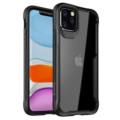 Crong Crong Hybrid Clear Cover - Etui iPhone 11 Pro Max (czarny)