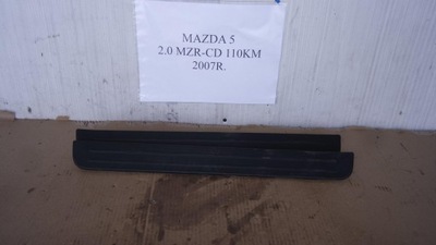 Молдинг накладка порог левый правый задняя mazda 5 i фото №1