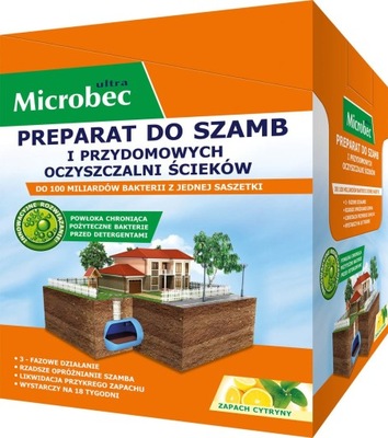 BROS Microbec Ultra - Preparat do szamb 18x25g