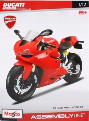 MAISTO Motor Motocykl Ducati Panigale 1:12 do składania 39193