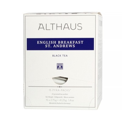 Herbata English Breakfast St. Andrews Pyra Pack 15 piramidek Althaus