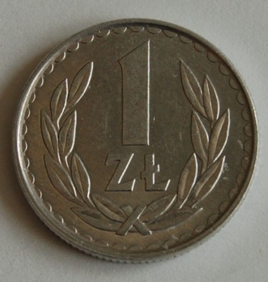 1 ZŁOTY ALUMINIUM POLSKA 1983 ROK PRL ZOBACZ IDEAŁ