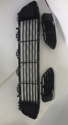 Решітка середня бампера bmw x1 фото №1