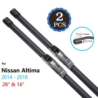 PARA NISSAN ALTIMA 2002 ~ 2018 ESCOBILLAS PEGATINAS PARA COCHES WYC~18494  