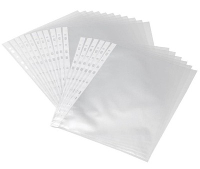 KOSZULKI A4 GROSZKOWE 100SZT, TITANUM