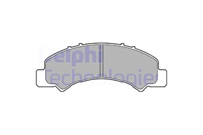 Delphi lp2770 набір гальмівних колодок гальмівних, гальма дискові фото №1
